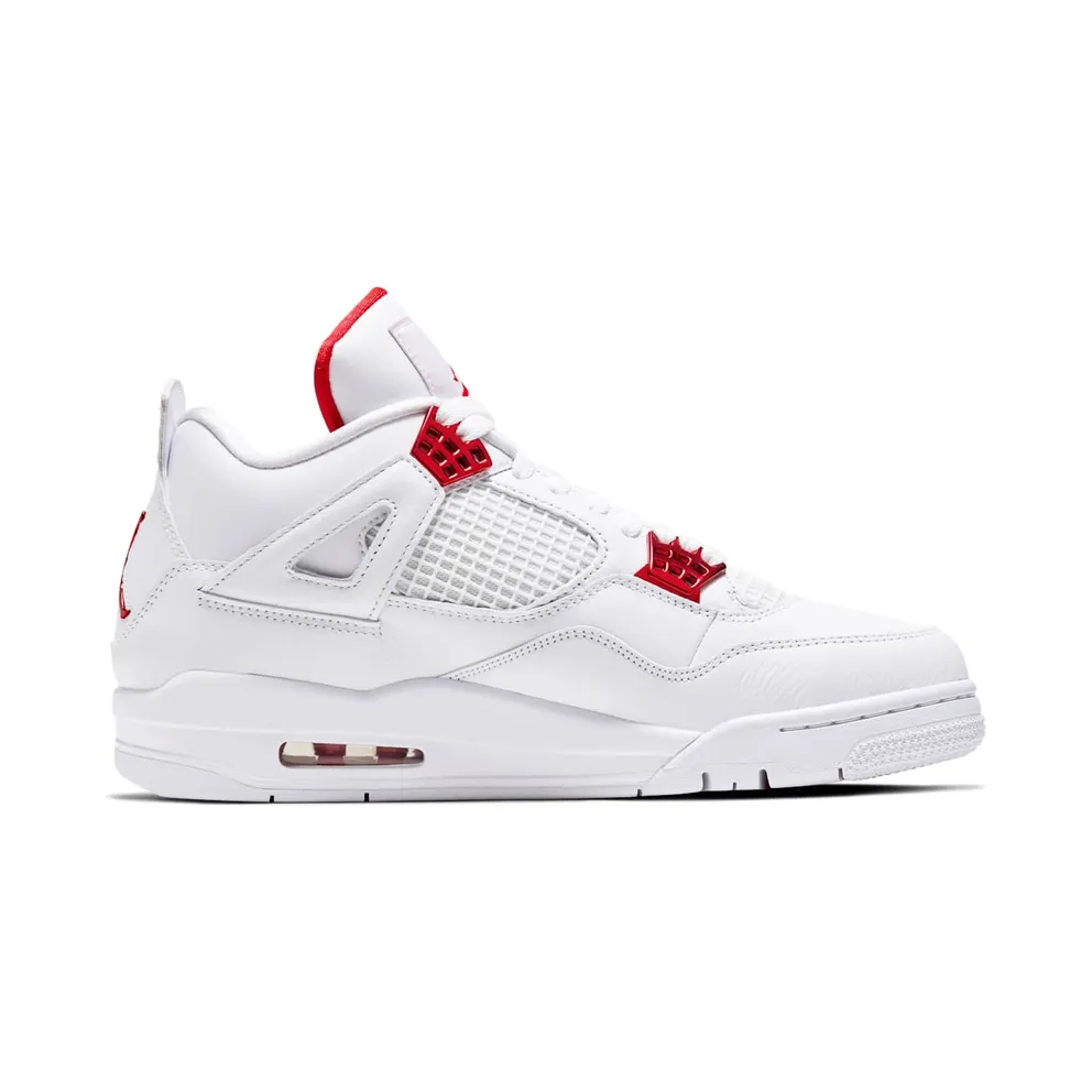 Jordan 4 Retro Metallic Red White/Metallic Silver-University Red (CT8527-112)