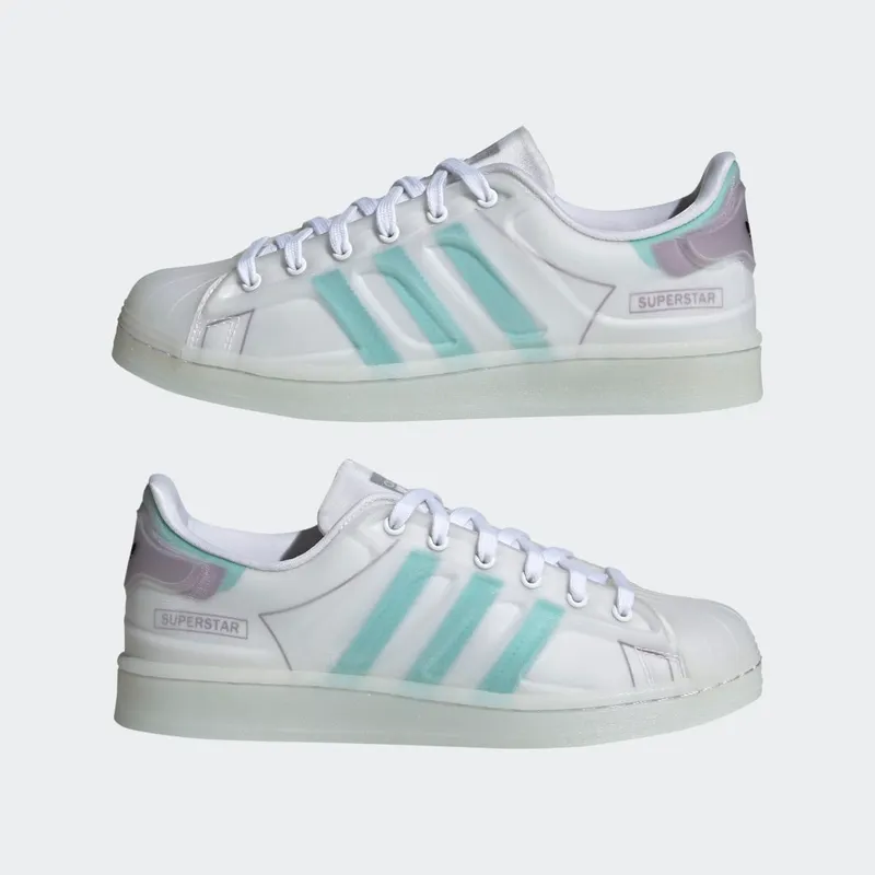 Adidas Superstar Futureshell Cloud White / Acid Mint / Rich Mauve (FY7356)