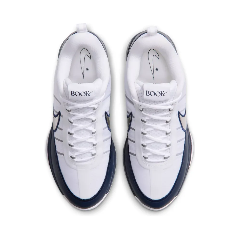 Nike Book 2 – “White / Midnight Navy / Metallic Silver” (IZ2372-107)