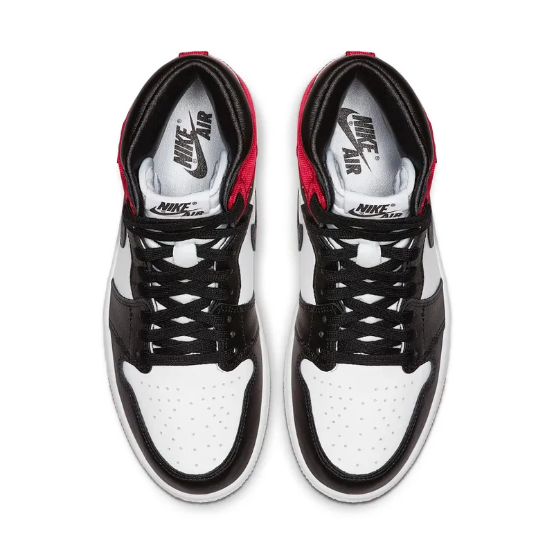 Air Jordan Womens Nike AJ I 1 Retro High ‘Satin Black Toe’ (2019) (CD0461-016)