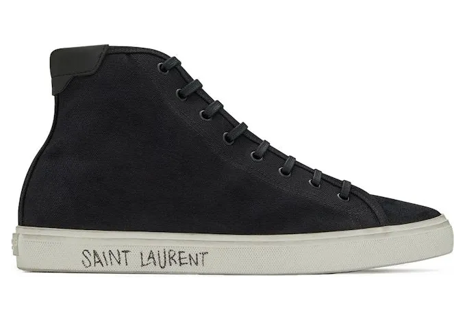 Saint Laurent Malibu Mid Black White
