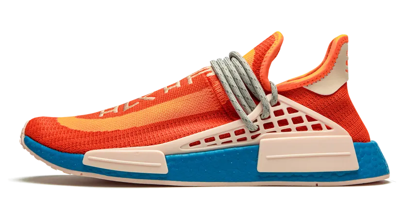 Adidas Pharrell x NMD Human Race ‘Extra Eye – Bold Orange’ Bold Orange/Bold Aqua/Pink Tint (H67401)