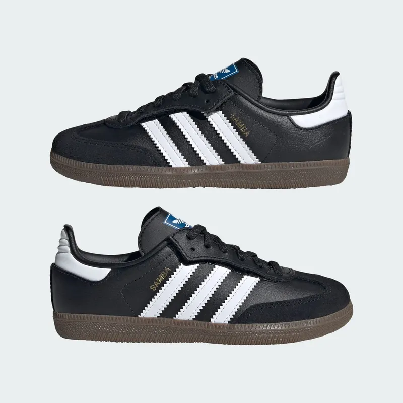 Adidas Samba OG Comfort Closure with Elastische Veters Kids Core Black / Cloud White / Gum (JQ6390)