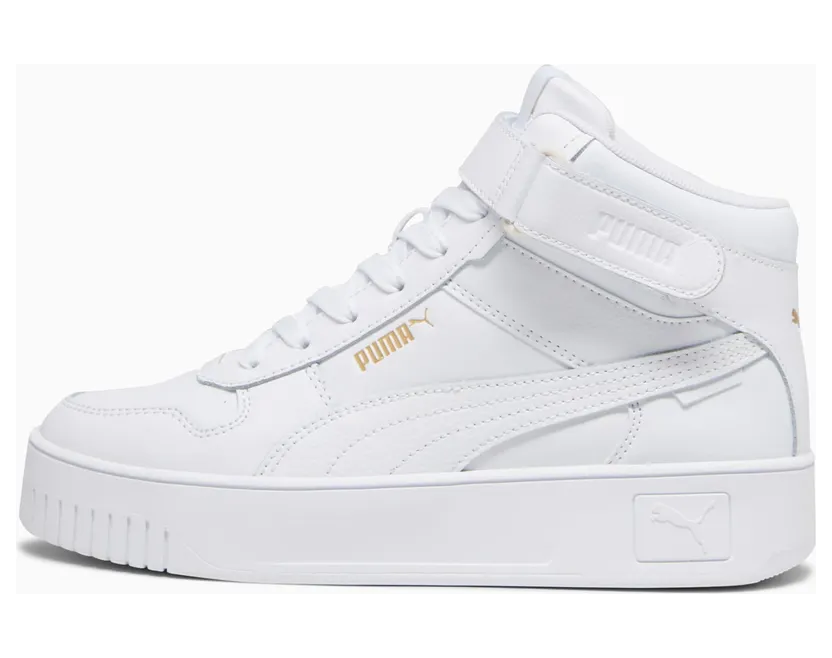 Puma Carina Street halfhoge Goud/Wit (392337-01)