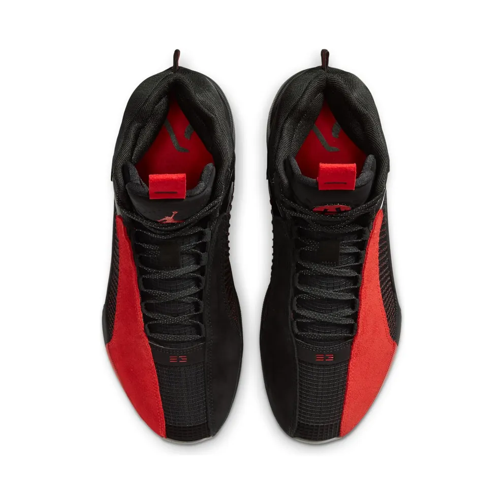 Jordan XXXV Warrior Black/University Red-Cement Grey (DA2625-600)