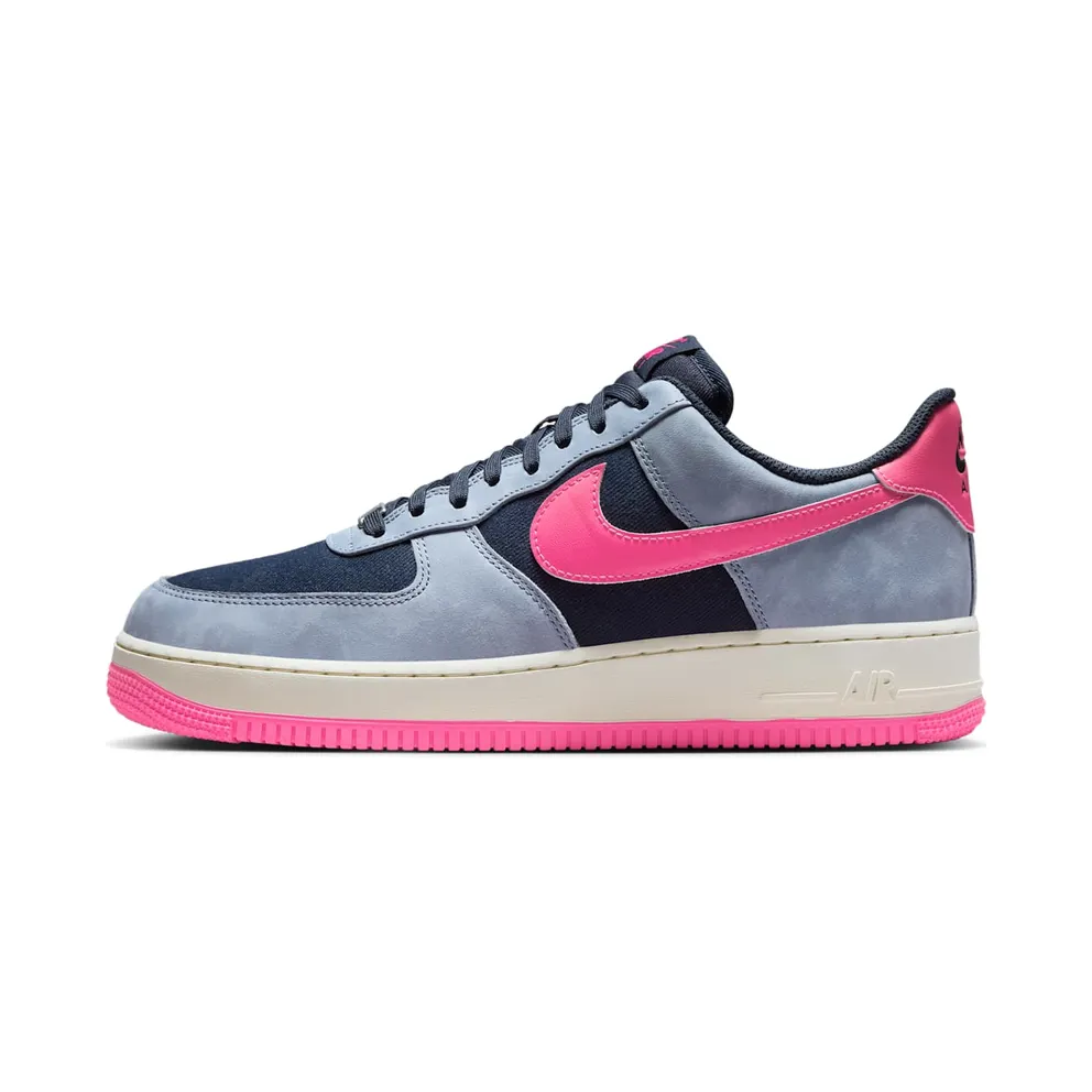 Nike Air Force 1 ’07 LX “Ashen Slate” (dark obsidian / pink blast) – FB8876-401