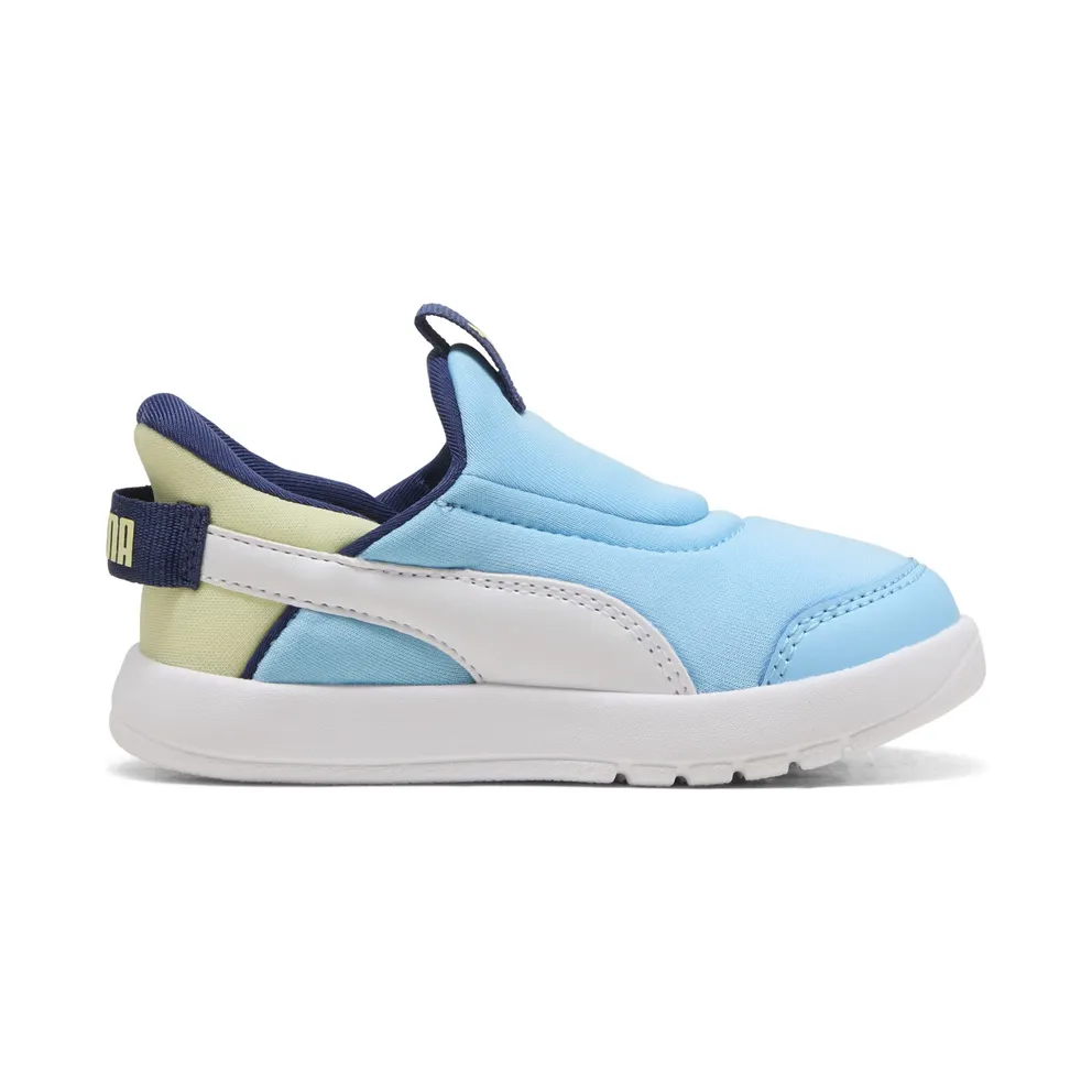 Puma Courtflex v3 SLIPTECH™ “Vibrant Blue / Puma White / Apple Spritz” (399735_10)