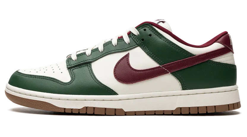 Nike Dunk Low Retro “Gorge Green / Team Red” (FB7160-161)