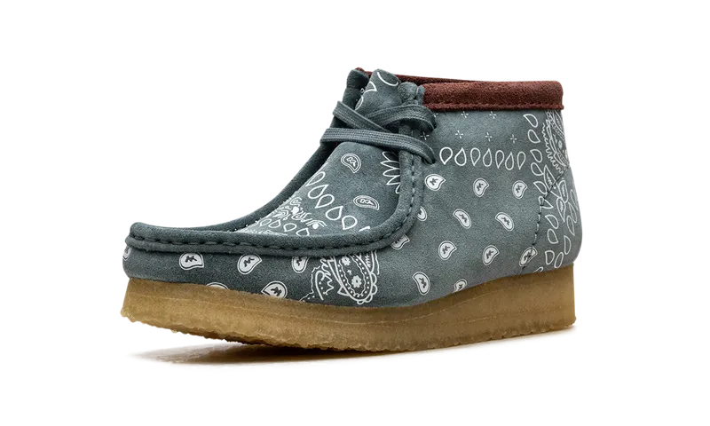 Clarks Wallabee Boot “Green Paisley Suede” (26168743)