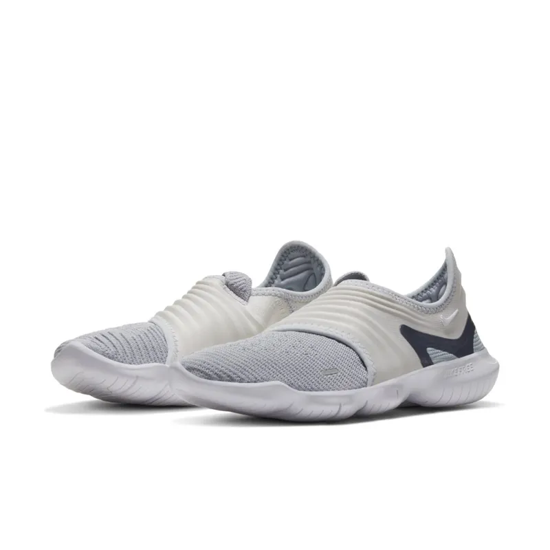Nike  Free RN Flyknit 3.0 Pure Platinum (W) Pure Platinum/Cool Grey (AQ5708-007)