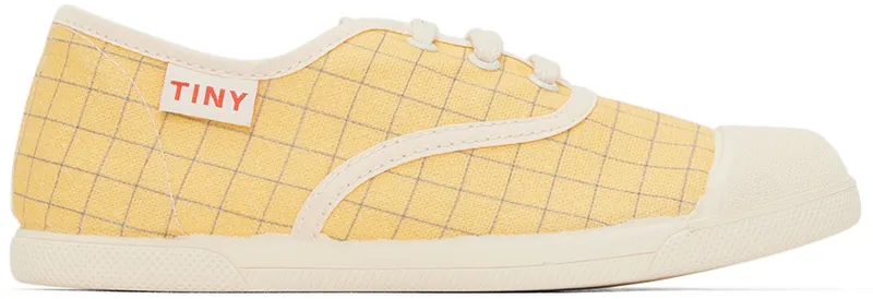 TINYCOTTONS Kids Yellow & Blue Grid (SS22-300)