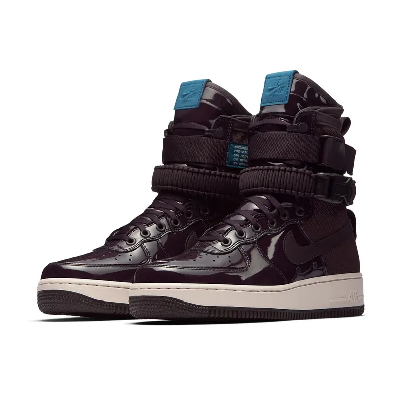 Nike SF Air Force 1 High Ruby Rose Force Is Female Port Wine (W) Port Wine/Port Wine-Space Blue (AJ0963-600)