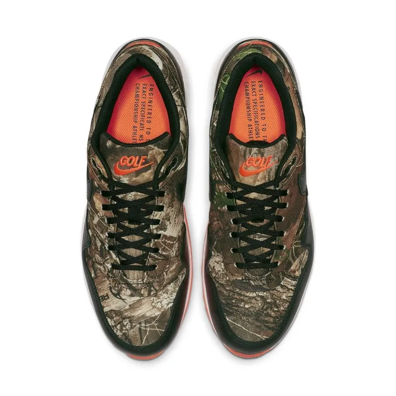Nike Air Max 1 Golf Realtree Camo Baroque Brown/Total Orange-Summit White-Black (BQ4804-210)