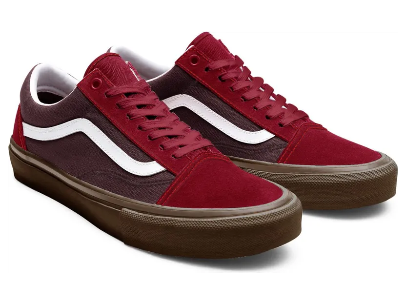 VANS Gepersonaliseerde Gum Old Skool Rood (VN0A3CST004)
