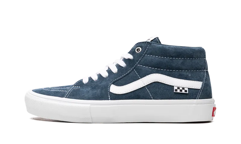 Vans Pig Suede Skate Grosso Mid “Blue/White” (VN0A5FCGY6Z)