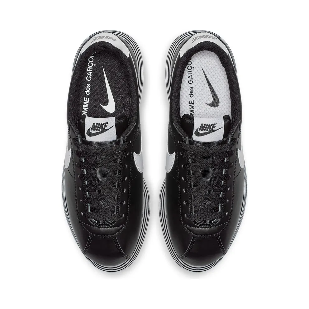 Nike Cortez Platform Comme des Garcons Black White (W) Black/White (BV0070-001)
