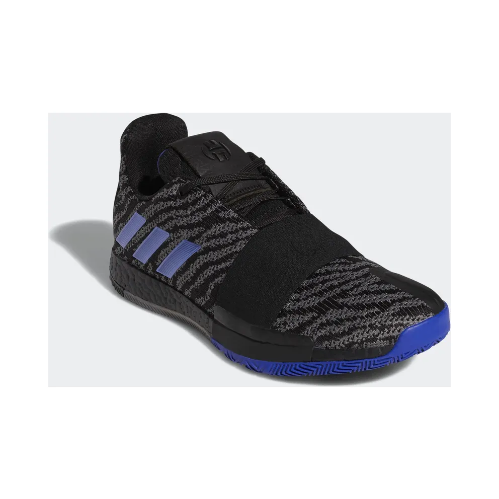 adidas Harden Vol. 3 Core Black Active Blue Core Black/Active Blue/Solid Grey (G26811)