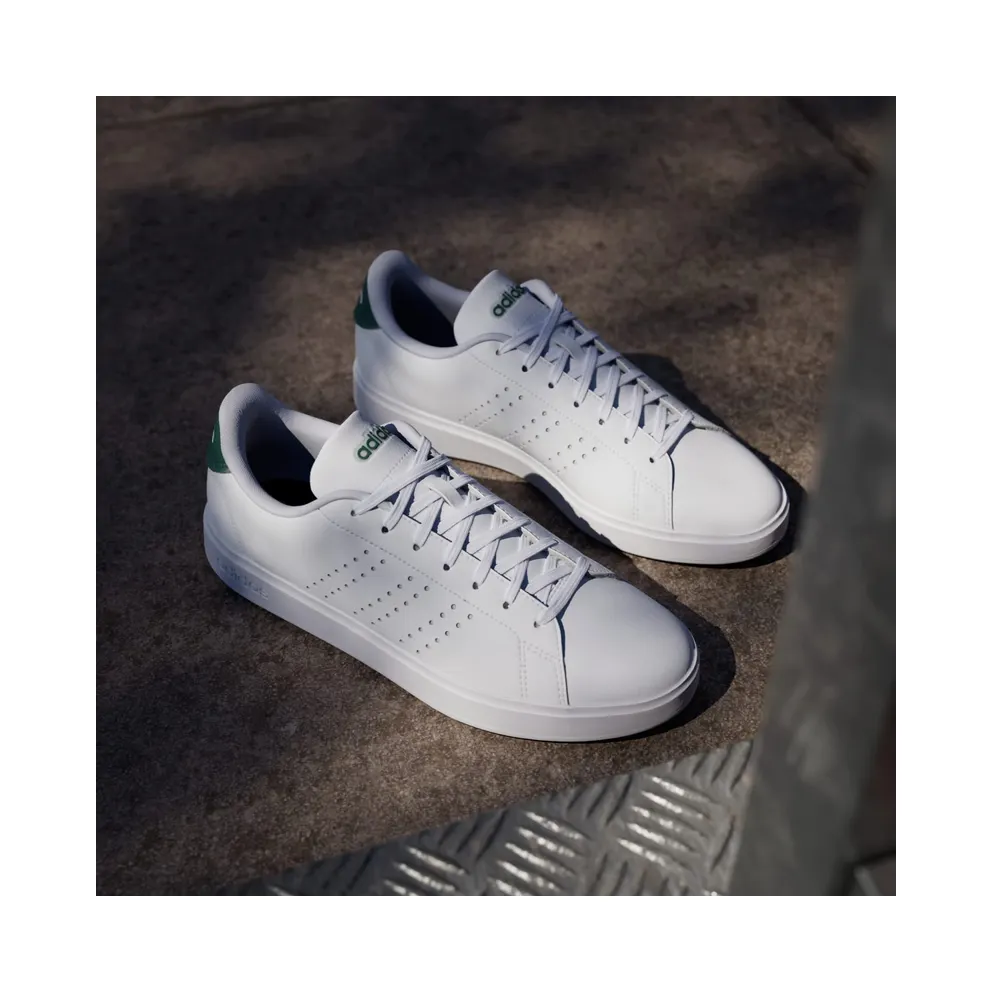 Adidas Advantage 2.0 Cloud White / Core Black / Collegiate Green (IG9166)