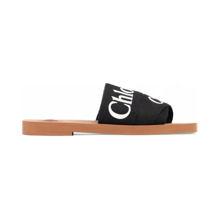 Chloe Woody Mule Black (CHC22U188Z3001)