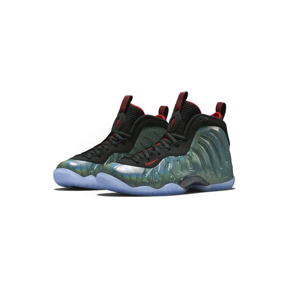 Nike Air Foamposite One Gone Fishing (GS) Dk Emerald/Black-Challenge Red (644791-300)