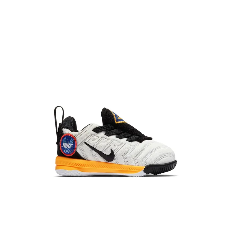 Nike LeBron 16 Strive (TD) White/Laser Orange-Total Orange-Black (AQ2468-188)