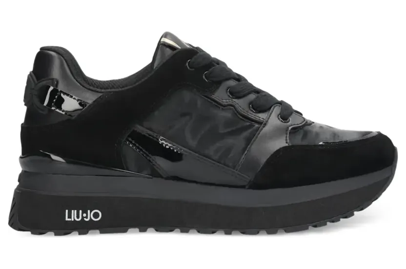 LIU JO MAXI WONDER 91 sneakers – Zwart (BF5005PX522)