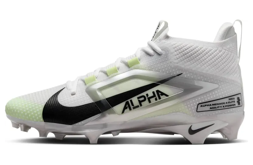 Nike Alpha Menace 4 Elite “White / Black” (FD7036-100)