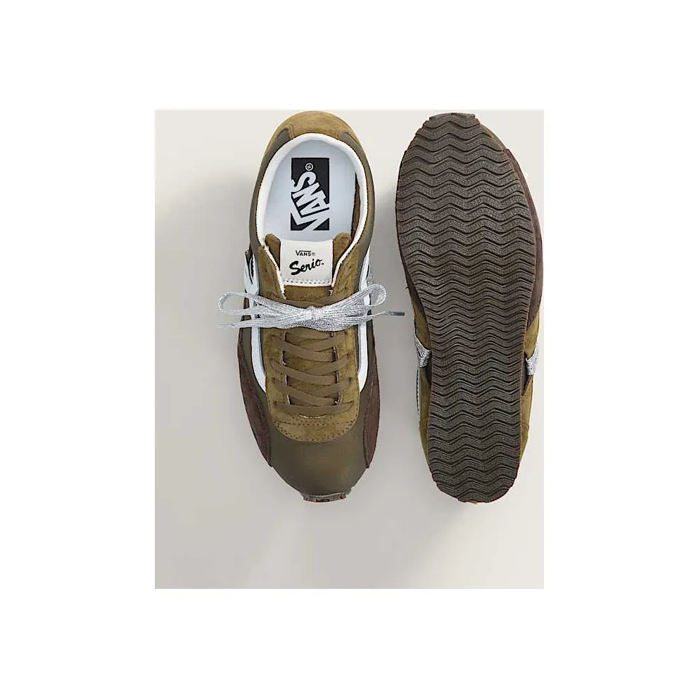 Vans Premium Super Lowpro Trainer “Olive Green White” (VN000EHQOLV)