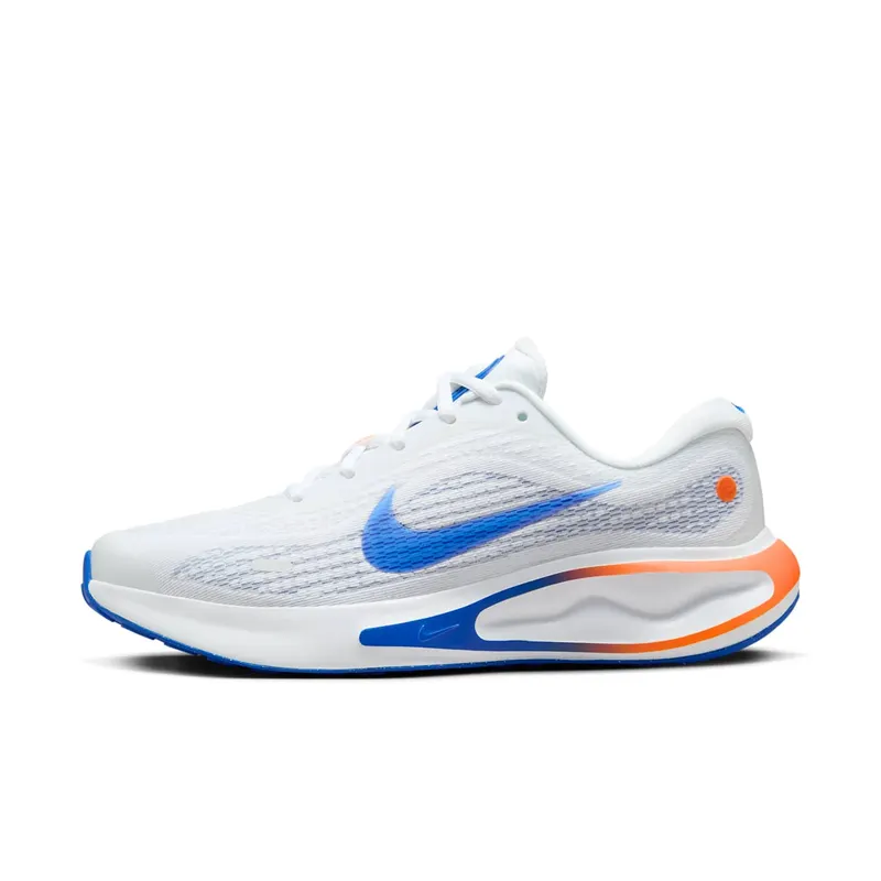 Nike Journey Run “White / Total Orange / Platinum Tint / Racer Blue” (HQ4218-100)