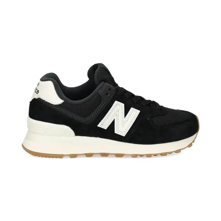 New Balance 574 aus Wildleder “Black” (U574)