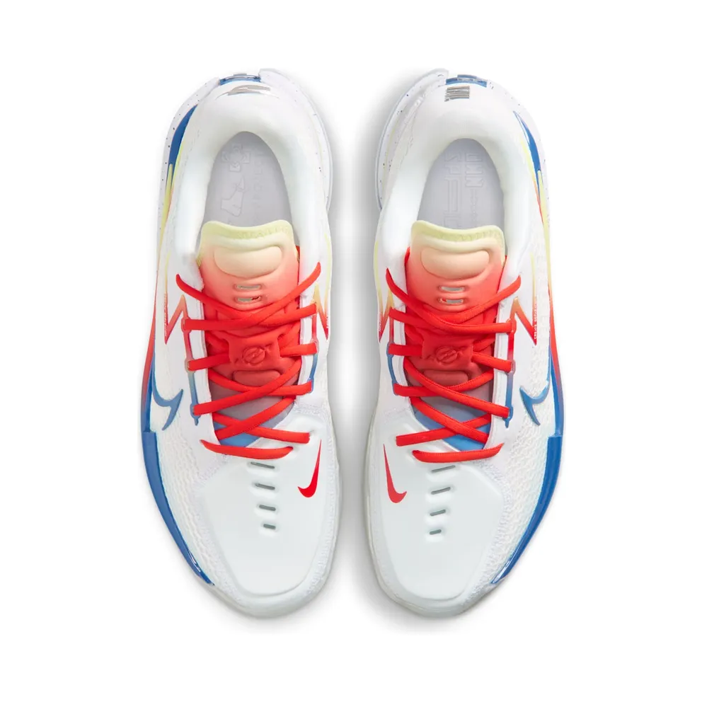 Titan x Nike Zoom GT Cut – “White / Star Blue / Chile Red / Luminous Green / Aluminum / Metallic Silver” (IU0779-100)