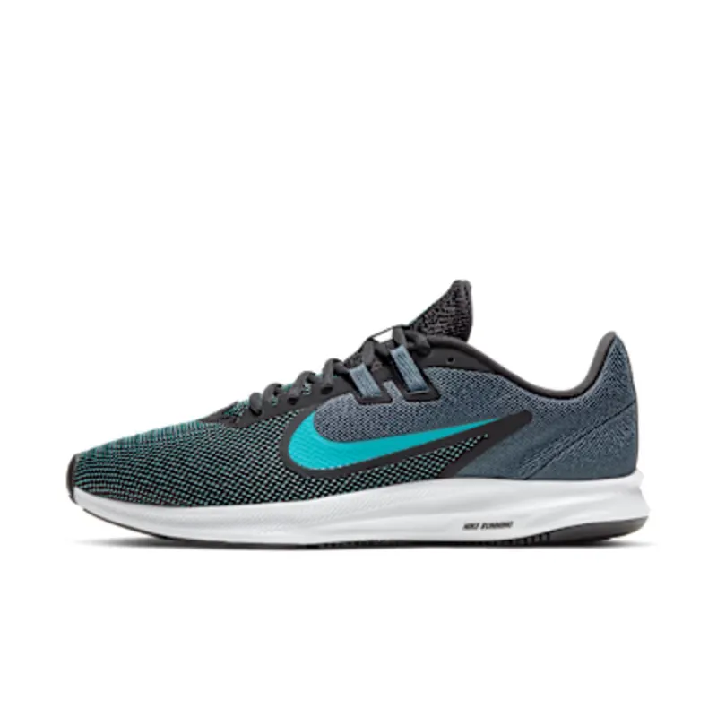 Nike Downshifter 9 “Black / Monsoon Blue / White / Blue Lagoon” (AQ7481-003)
