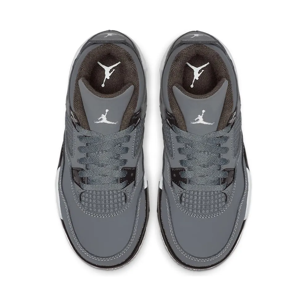 Jordan 4 Retro Cool Grey 2019 (PS) Cool Grey/Chrome-Dark Charcoal-Varsity Maize (BQ7669-007)