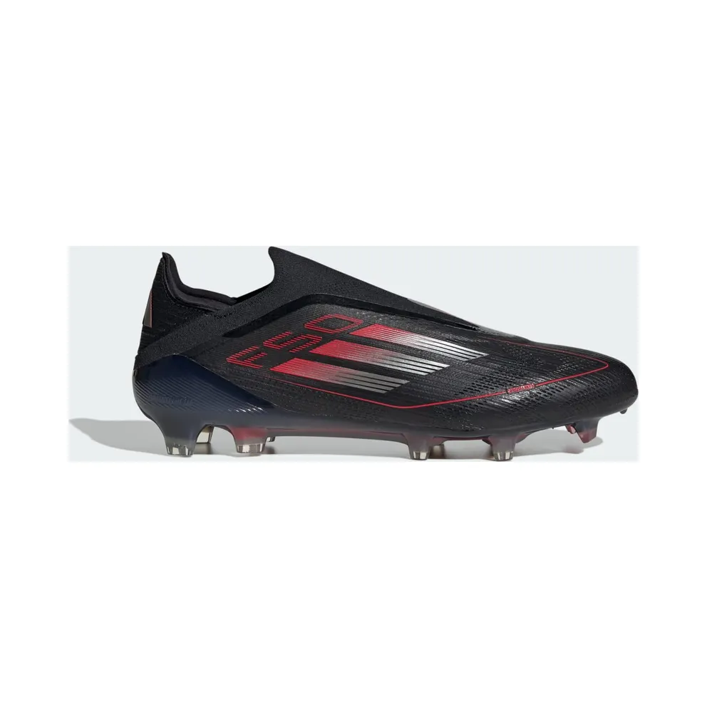 adidas F50 Elite Laceless FG Core Black Iron Metallic Lucid Red (IE1215)