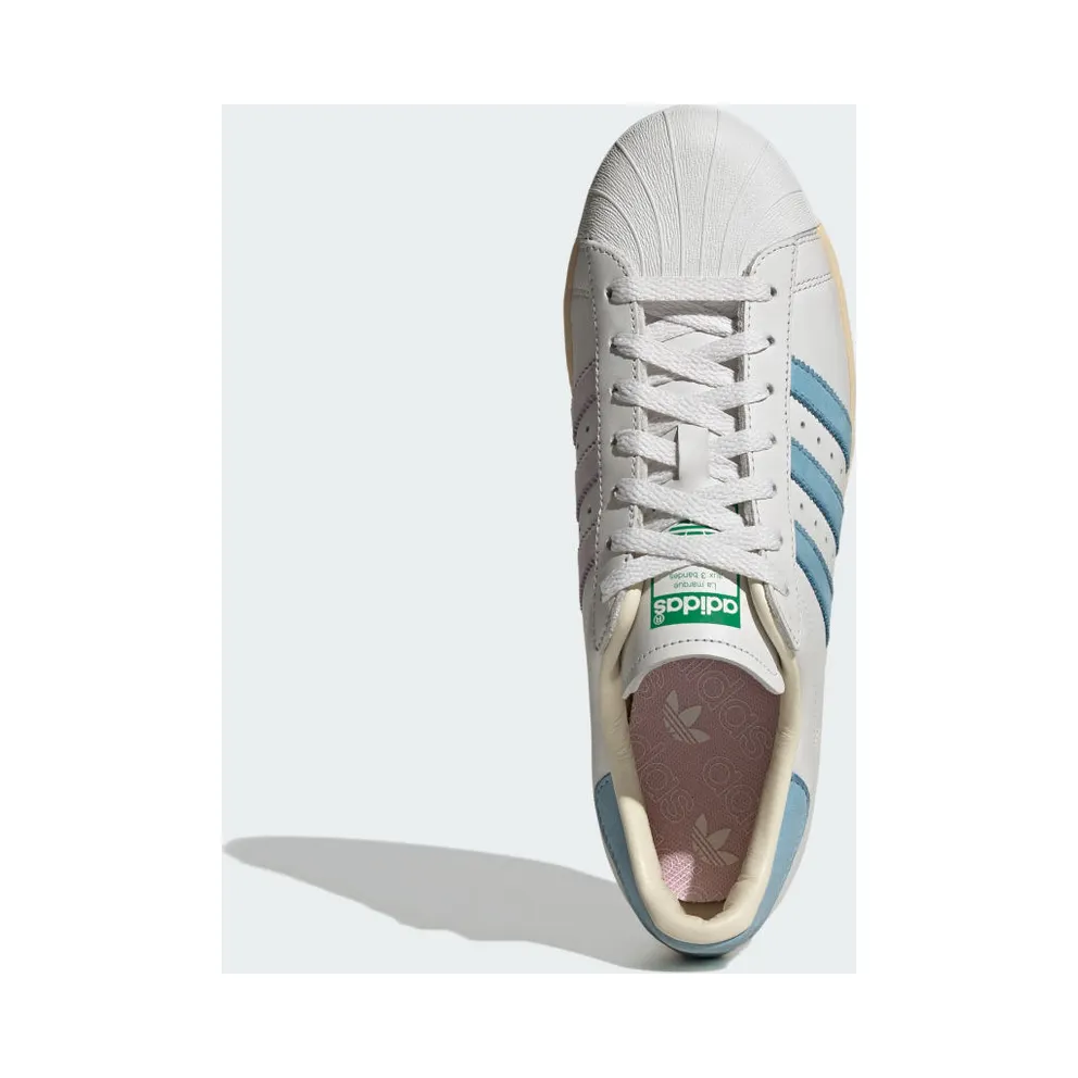 Adidas Superstar 82 Crystal White / Clear Blue / Green (ID2151)