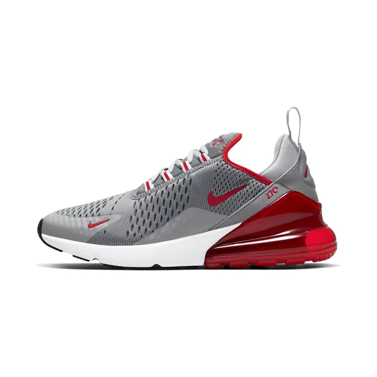 Nike Air Max 270 Particle Grey University Red