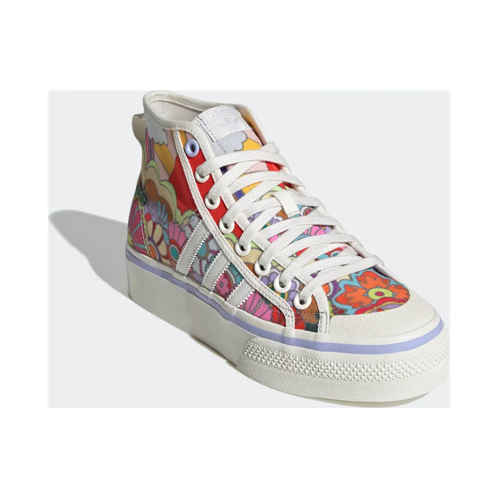 adidas Nizza Platform Mid Off White / Cloud White / Violet Tone (GY5465)