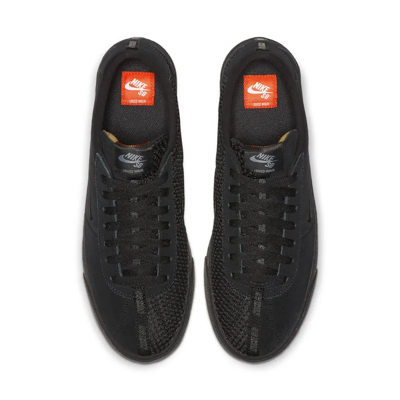 Nike SB Bruin ISO Ishod Wair Black Black/Black-Safety Orange (CN8827-001)