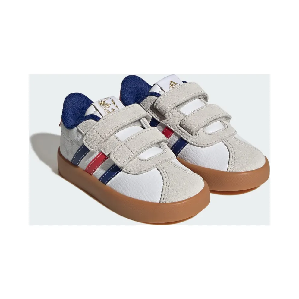 Adidas VL Court 3.0 Peuters Cloud White / Pure Ruby / Mystery Ink (KJ6131)
