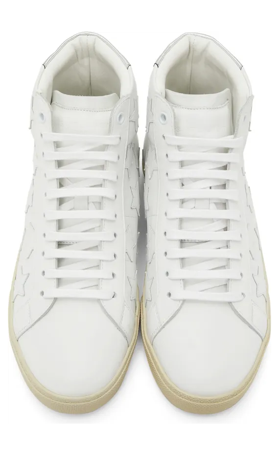 Saint Laurent Court Classic SL/06 Metallic California High-Top Sneakers (67290600ND0) (5)