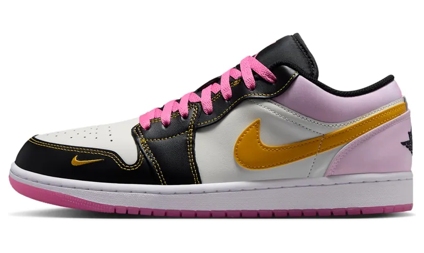 Jordan 1 Low SE “Black Gold Pinksicle”: speelse kleurmix