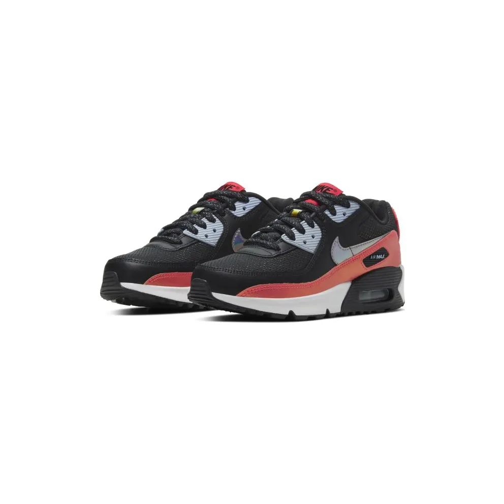 Nike Air Max 90 FP Off Noir Laser Crimson (GS) Off Noir/Laser Crimson-Hydrogen Blue-White (CT1966-001)