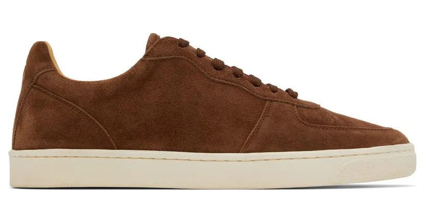 Brunello Cucinelli Brown Suede Sneakers (MZUDEFN272)