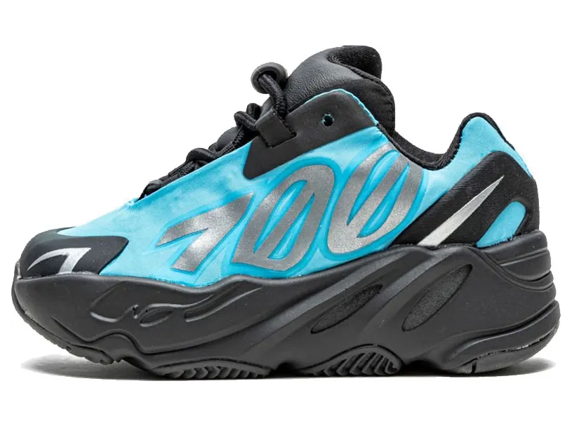 Yeezy Boost 700 MNVN Bright Cyan (Infant) (2021) – “Bright Cyan / Black” (GZ3081)