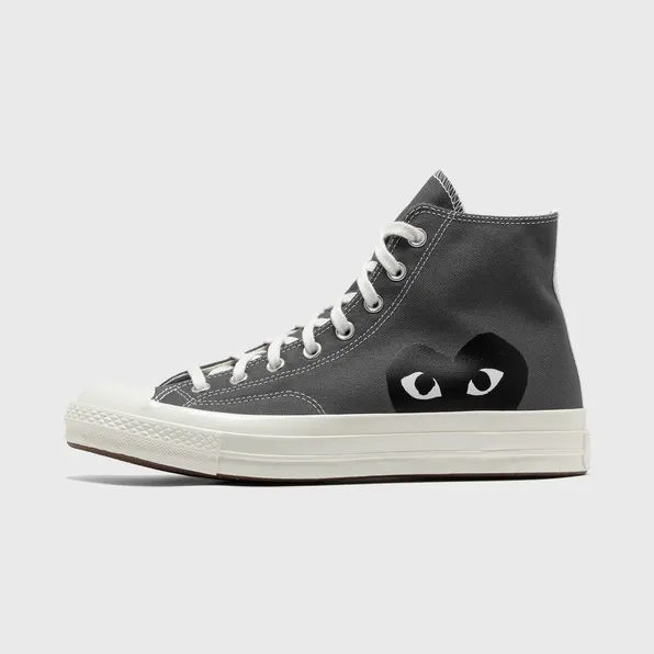 Comme des Garçons Play X CONVERSE Chuck Taylor 70 High Top Grey