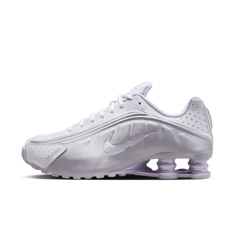 Nike Shox R4 White/Metallic Platinum/Platinum Tint/Barely Grape (HF5076-100)
