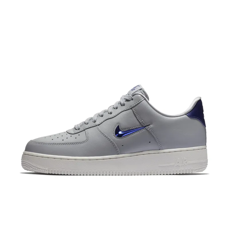 Nike Air Force 1 Low Jewel Wolf Grey Royal Blue Wolf Grey/Deep Royal Blue-Summit White (AJ9507-002)
