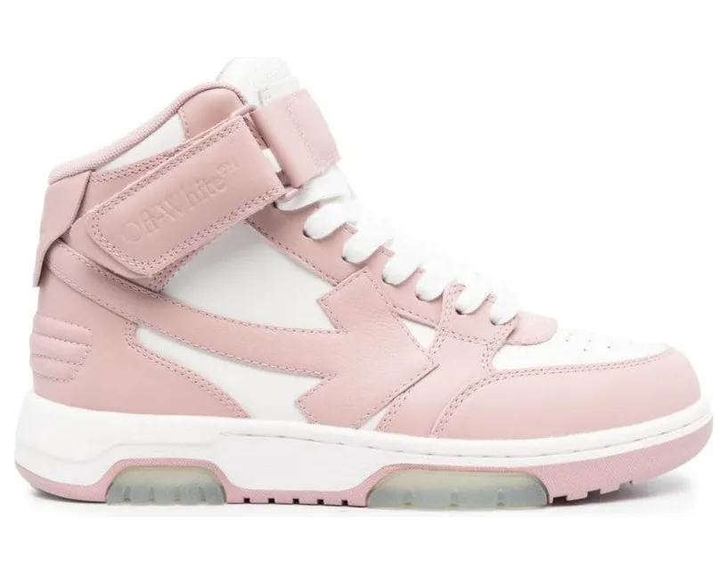 Off-White Out Of Office Mid Top White Pink (OWIA275C99-LEA002-0130)