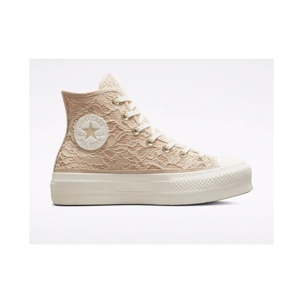 Converse Chuck Taylor All Star Platform Schnürsenkel Farro/Egret/Gold (A01773C)