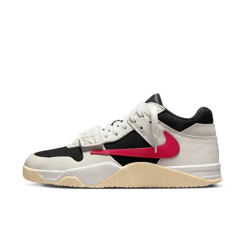 Jordan x Travis Scott Air Jordan Jumpman “Sail/University Red-Black-Muslin” (FZ8117-101)